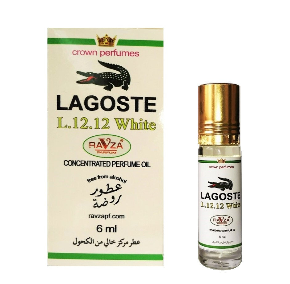 Мужские масляные духи. Lacoste White масляные духи. Масляные духи Ravza Parfum 